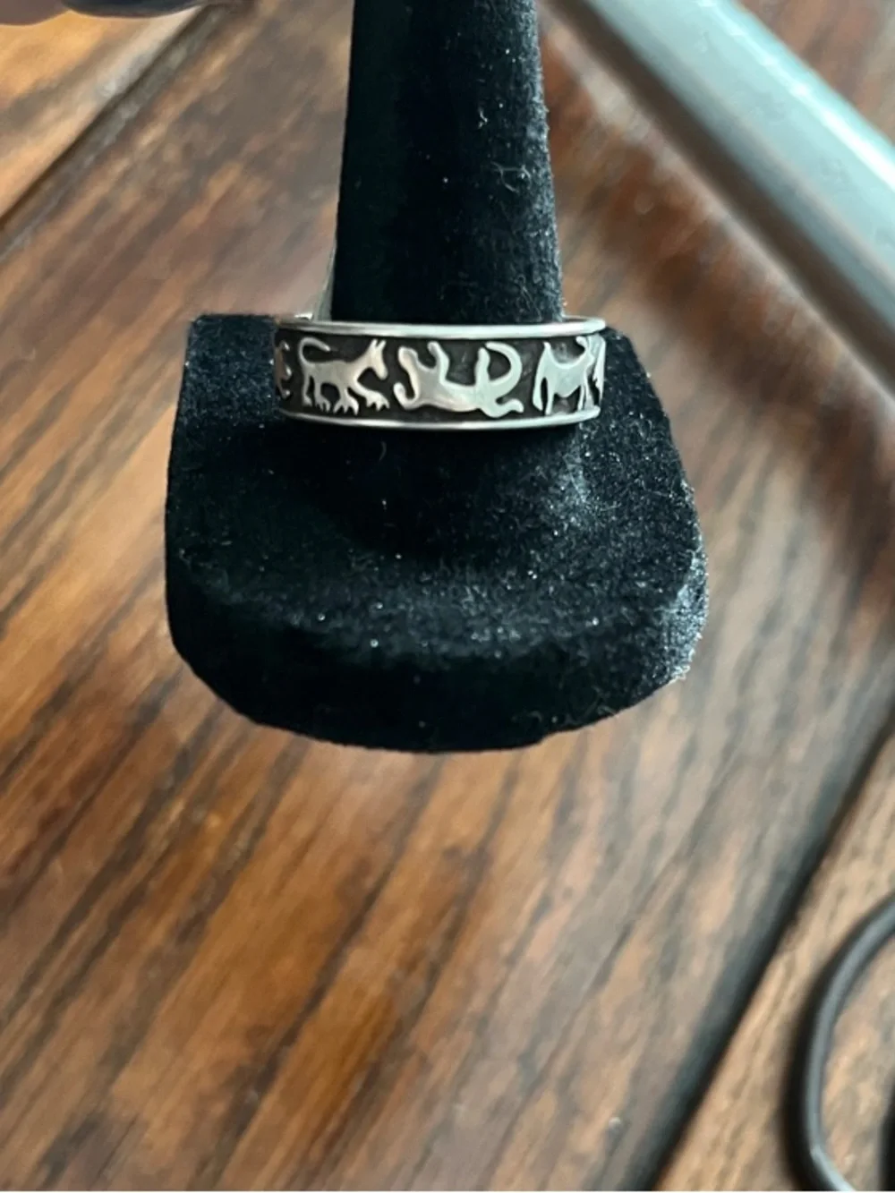 Men's Sterling Silver Native/Southwest Band Ring